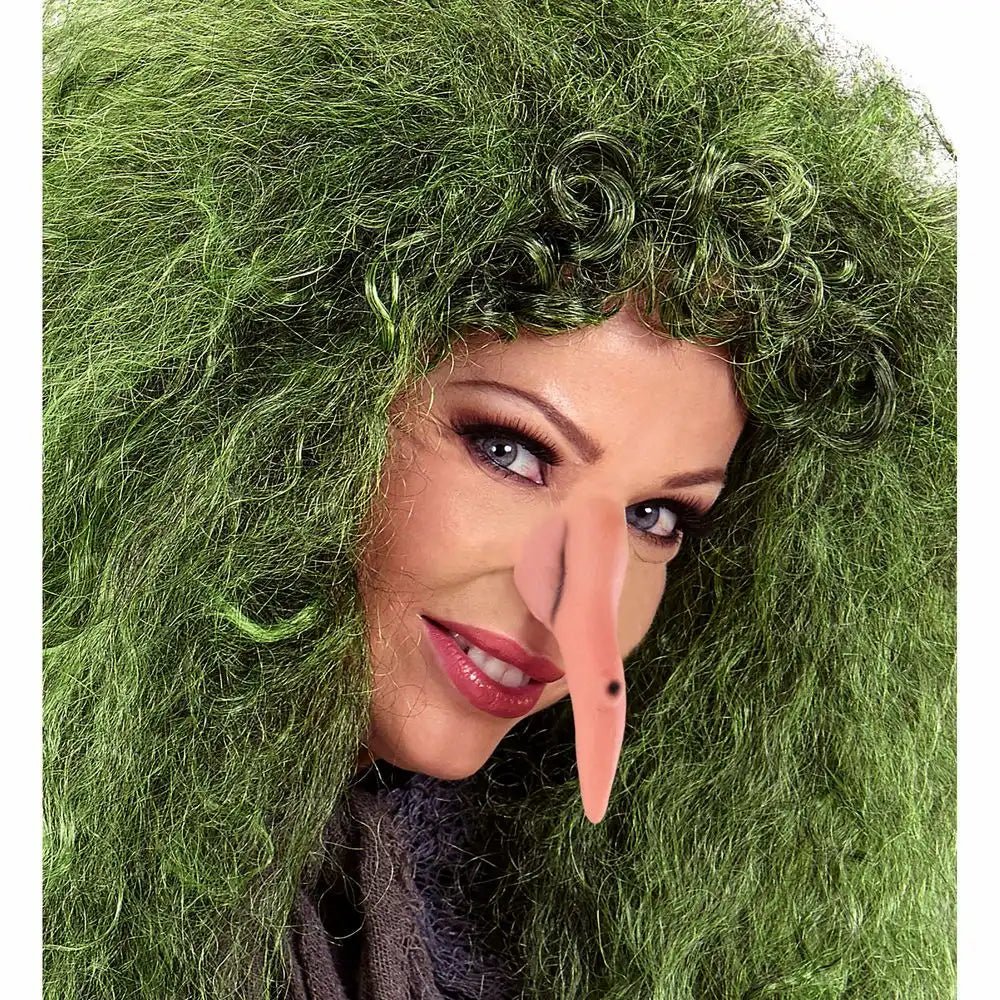 Hexennase beige mit Gummiband für Kinder und Erwachsene
