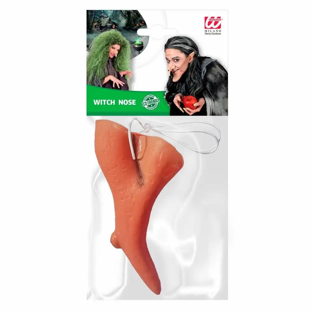 Hexenkostüm Accessoire – beige Nase aus flexiblem Material
