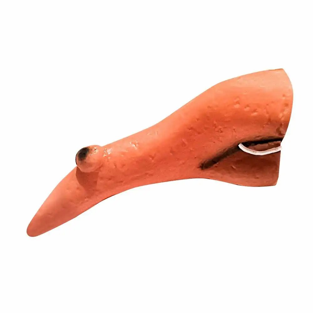 Widmann Hexennase beige aus Kunststoff für Kostüm und Halloween
