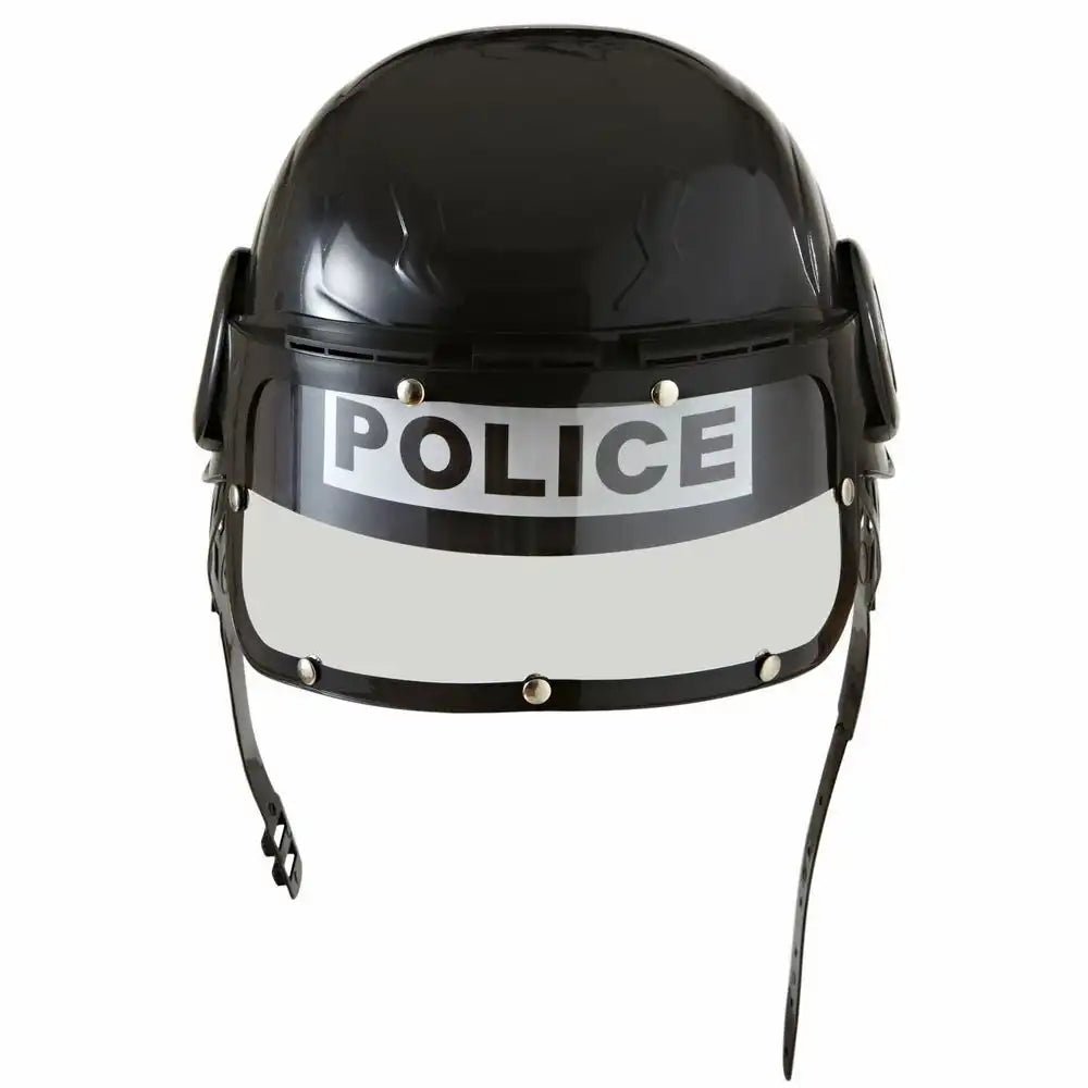 Widmann Polizei Einsatzhelm schwarz Kunststoff One Size Kinder
