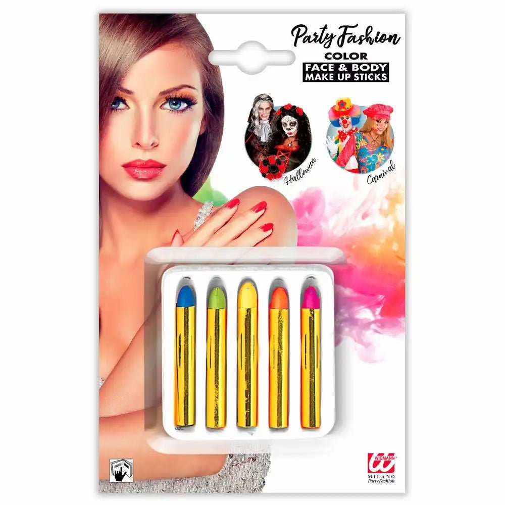 Widmann Schminkstifte 5 Stück trendige Farben 11 ml ab 3 Jahren