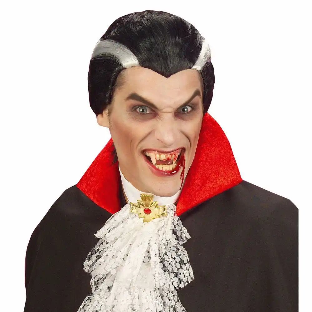 Vampirzähne mit 4 Blutkapseln Widmann Karneval Halloween
