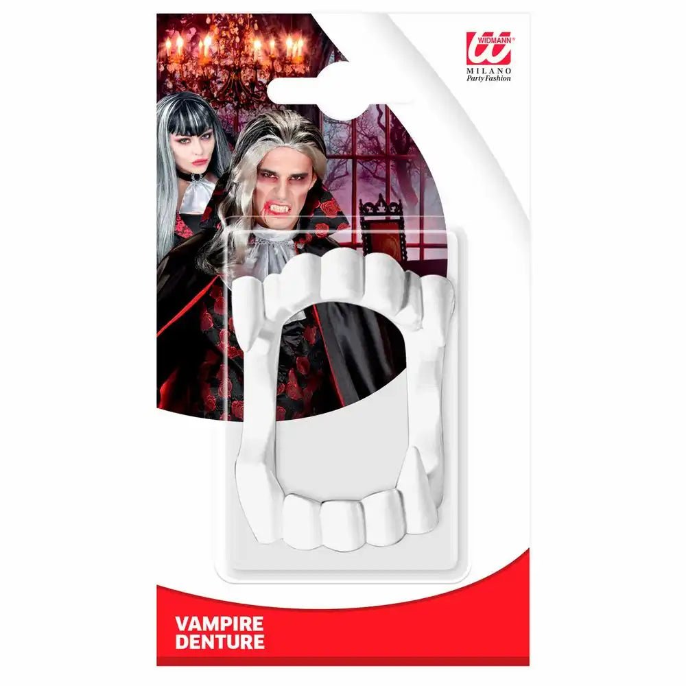Widmann Vampirgebiss weiße Kunststoffzähne Halloween
