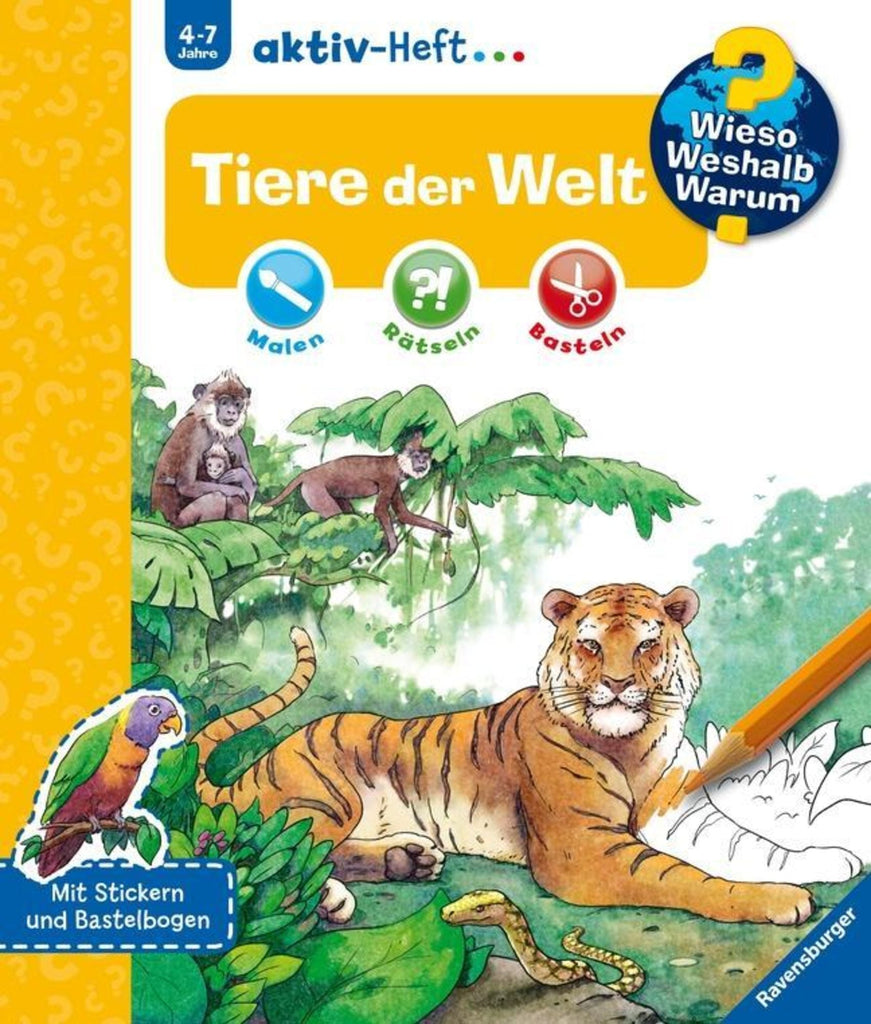 Wieso? Weshalb? Warum? Aktiv - Heft: Tiere der Welt - Ravensburger