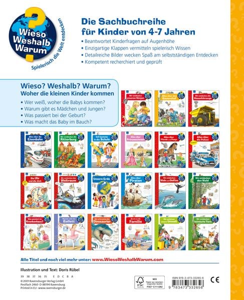 Wieso? Weshalb? Warum?, Band 13: Woher die kleinen Kinder kommen - Ravensburger