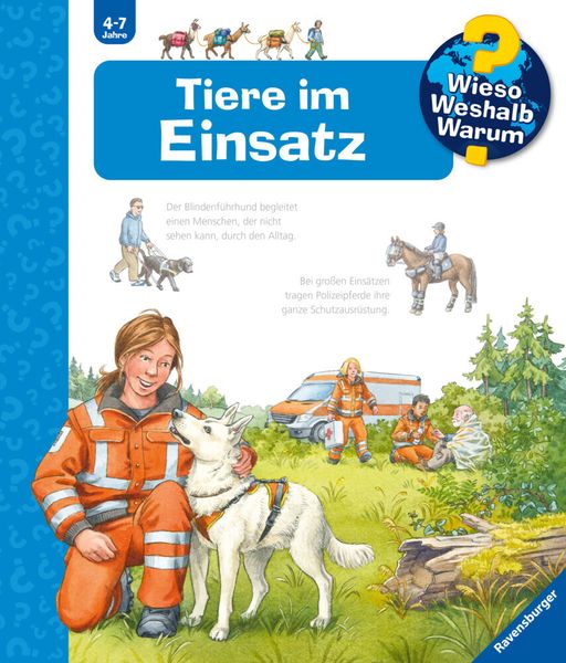 Wieso? Weshalb? Warum?, Band 16: Tiere im Einsatz - Ravensburger