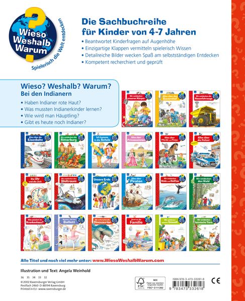 Wieso? Weshalb? Warum?, Band 18: Bei den Indianern - Ravensburger