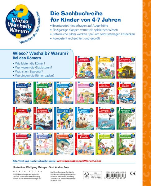 Wieso? Weshalb? Warum?, Band 30: Bei den Römern - Ravensburger