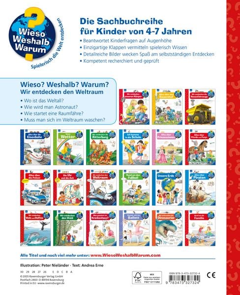 Wieso? Weshalb? Warum?, Band 32: Wir entdecken den Weltraum - Ravensburger