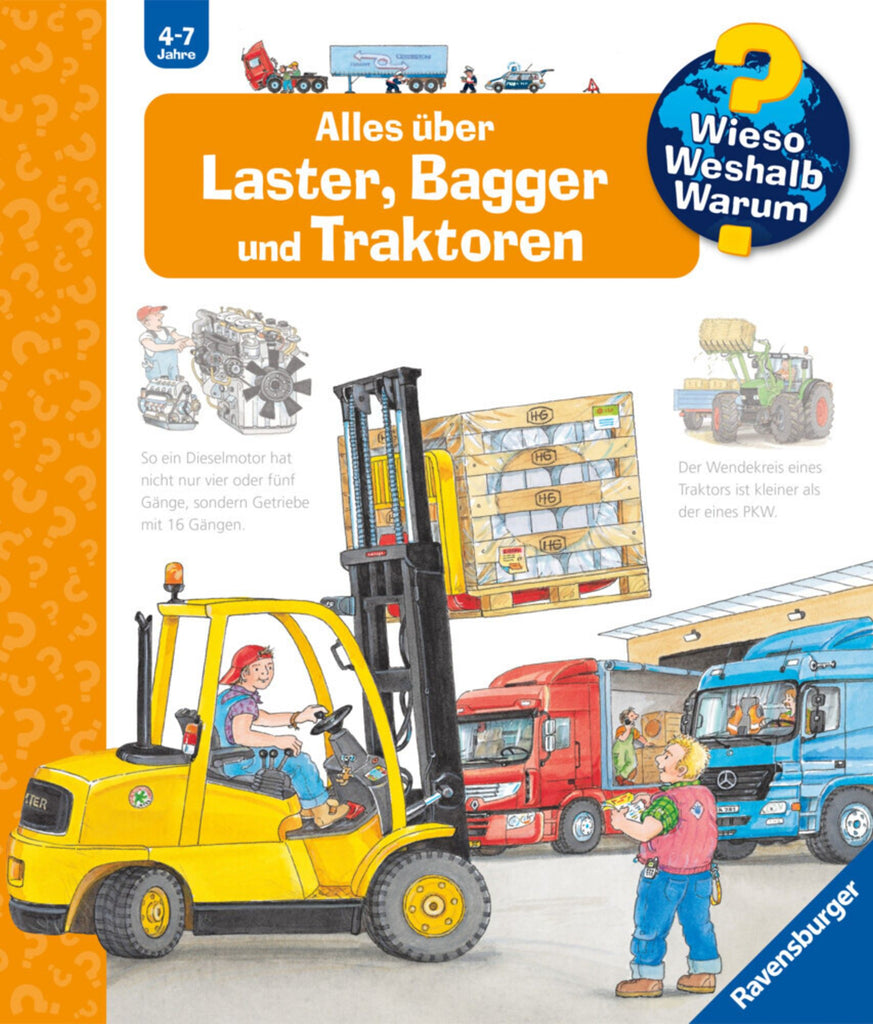 Wieso? Weshalb? Warum?, Band 38: Alles über Laster, Bagger und Traktoren - Ravensburger