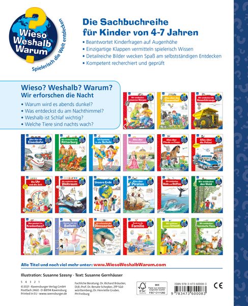 Wieso? Weshalb? Warum?, Band 48: Wir erforschen die Nacht - Ravensburger