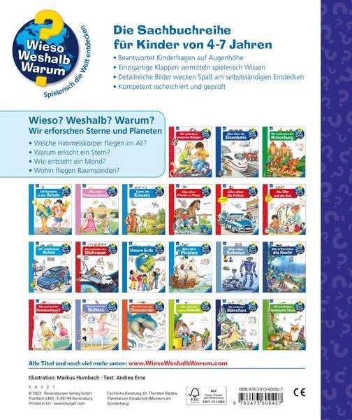 Wieso? Weshalb? Warum?, Band 59: Wir erforschen Sterne und Planeten - Ravensburger