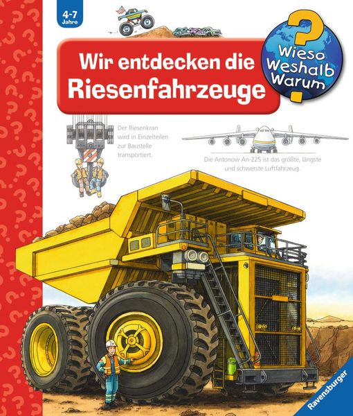 Wieso? Weshalb? Warum?, Band 6: Wir entdecken die Riesenfahrzeuge - Ravensburger