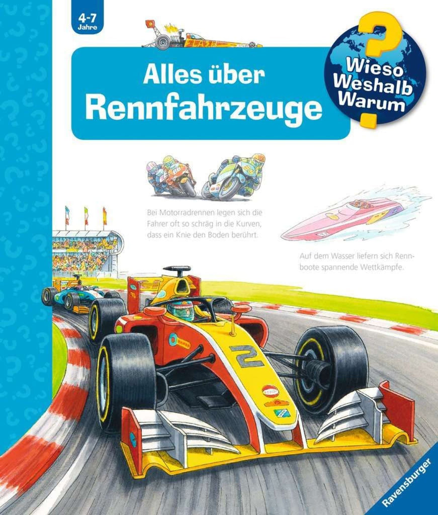 Wieso? Weshalb? Warum?, Band 69: Alles über Rennfahrzeuge - Ravensburger