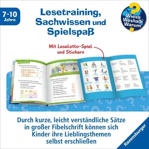Kinderbuch Fußball aus der Reihe Wieso Weshalb Warum Erstleser
