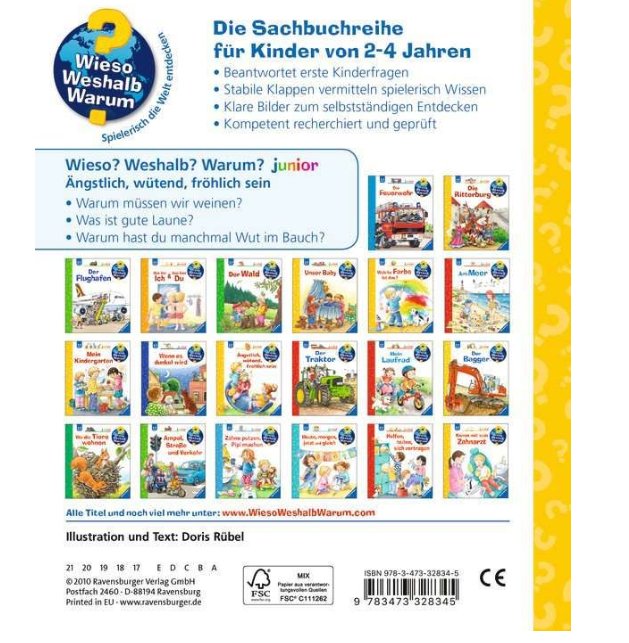 Wieso? Weshalb? Warum? junior: Ängstlich, wütend, fröhlich sein (Band 32) - Ravensburger