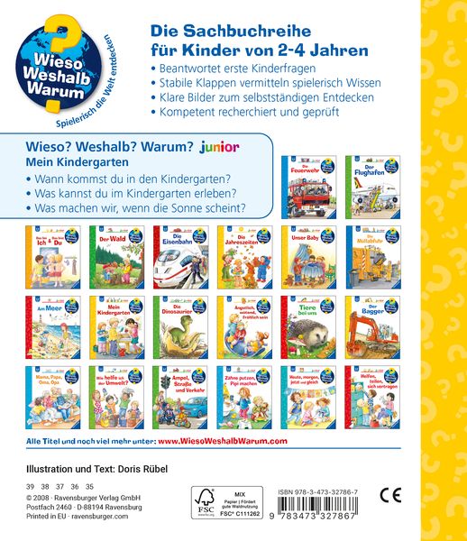 Wieso? Weshalb? Warum? Junior Band 24 - Mein Kindergarten - Ravensburger