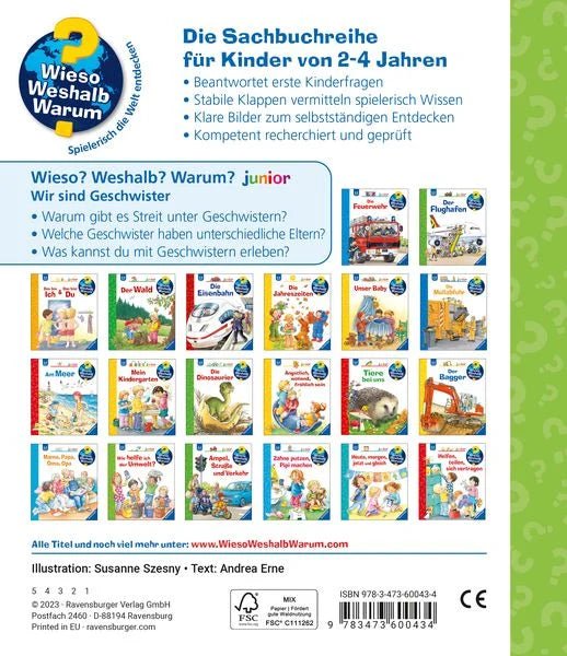 Wieso? Weshalb? Warum? junior, Band 29: Wir sind Geschwister - Ravensburger