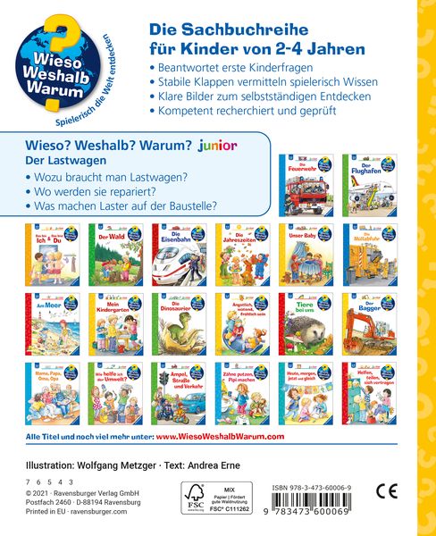 Wieso? Weshalb? Warum? junior, Band 51: Der Lastwagen - Ravensburger