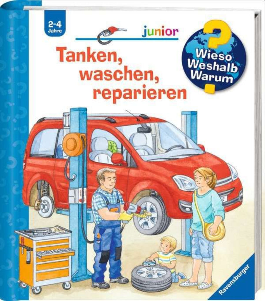 Wieso? Weshalb? Warum? junior, Band 69: Tanken, waschen, reparieren - Ravensburger