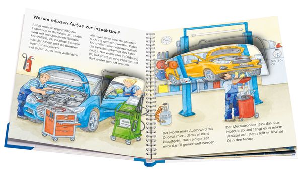 Wieso? Weshalb? Warum? junior, Band 69: Tanken, waschen, reparieren - Ravensburger