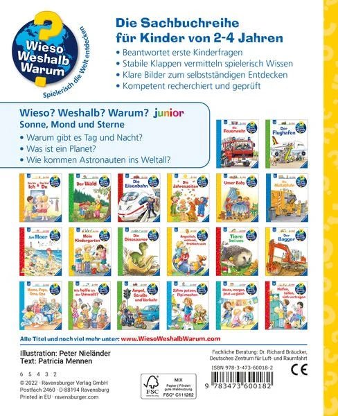 Wieso? Weshalb? Warum? junior, Band 72: Sonne, Mond und Sterne - Ravensburger