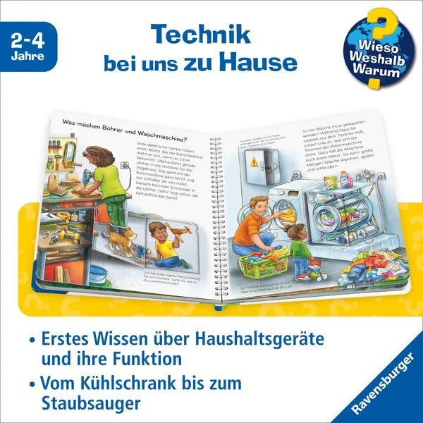 Wieso? Weshalb? Warum? junior, Band 76: Bohrer, Lampe, Spülmaschine - Ravensburger