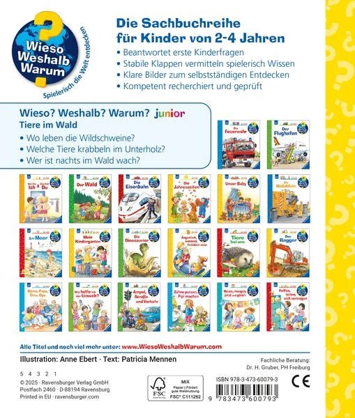 Wieso? Weshalb? Warum? junior, Band 77: Tiere im Wald - Ravensburger