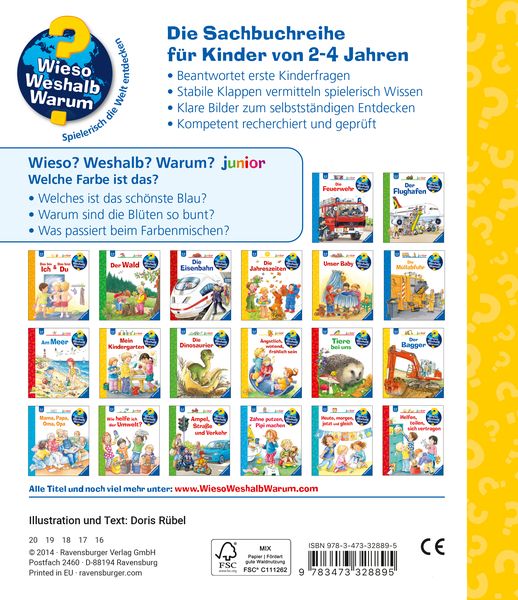 Wieso? Weshalb? Warum? Junior Bd. 13 - Welche Farbe ist das? - Ravensburger