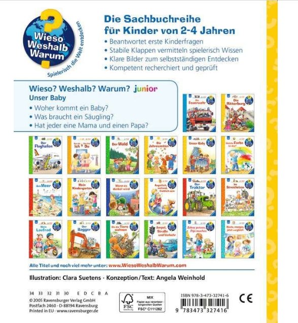 Wieso? Weshalb? Warum? junior: Unser Baby (Band 12) - Ravensburger