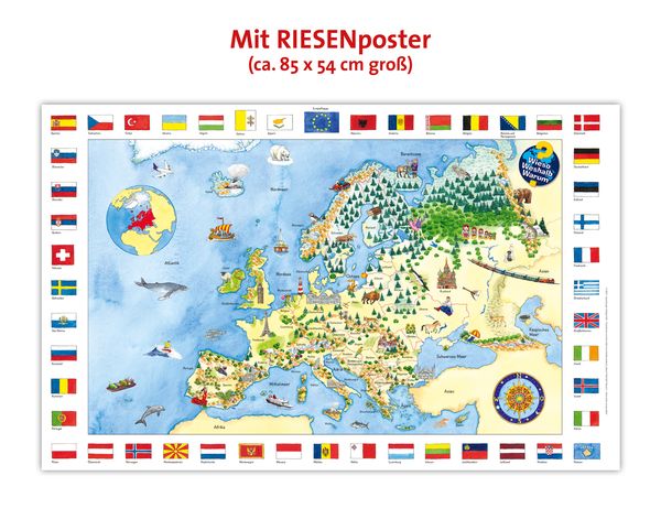 Wieso? Weshalb? Warum?: Mein erster Europa - Atlas - Ravensburger