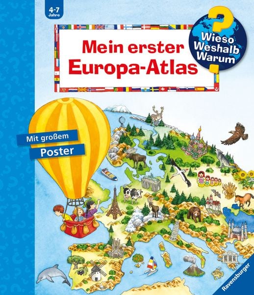 Wieso? Weshalb? Warum?: Mein erster Europa - Atlas - Ravensburger