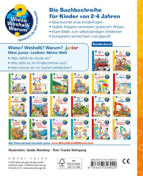 Wieso? Weshalb? Warum? Mein junior - Lexikon: Meine Welt - Ravensburger