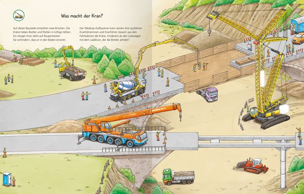 Wieso? Weshalb? Warum? Stickerheft: Fahrzeuge auf der Baustelle - Ravensburger