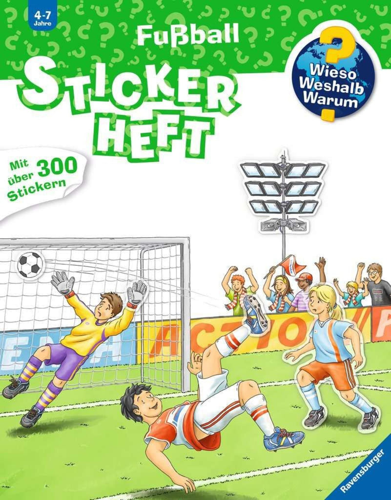 Wieso? Weshalb? Warum? Stickerheft: Fußball - Ravensburger