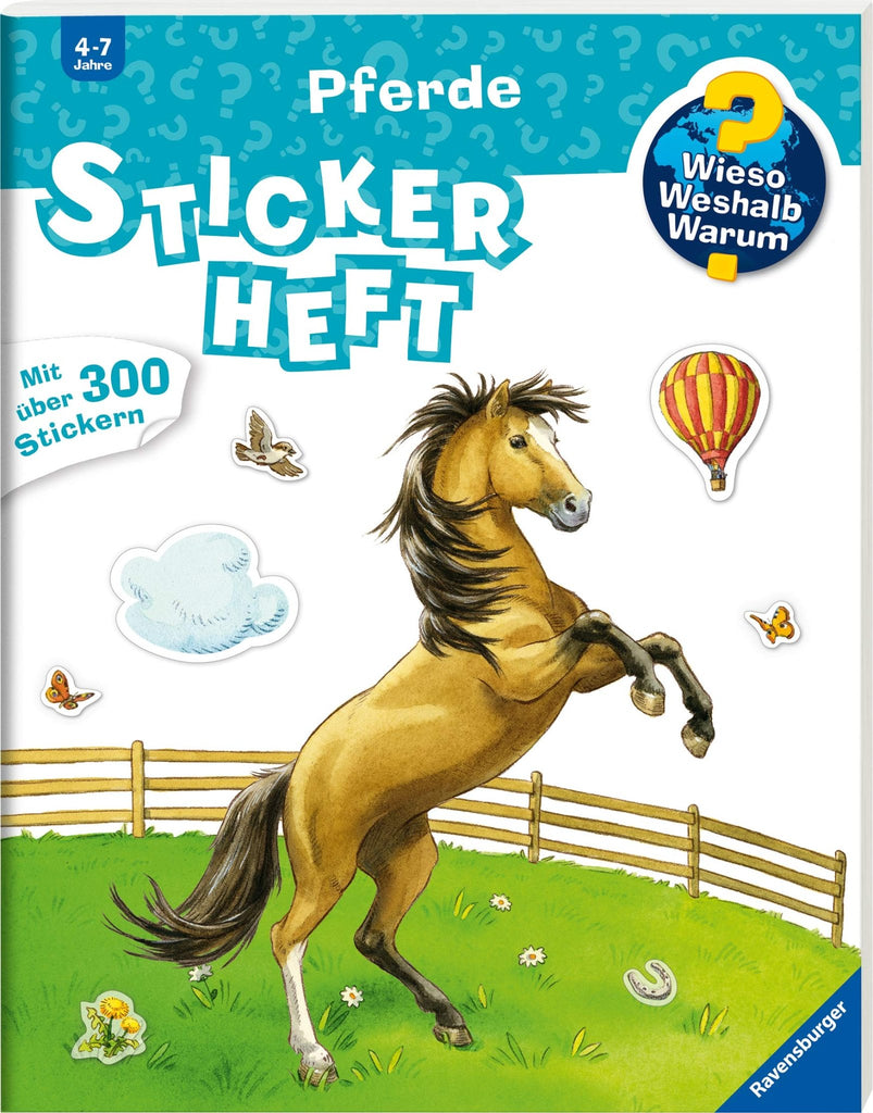 Wieso? Weshalb? Warum? Stickerheft: Pferde - Ravensburger