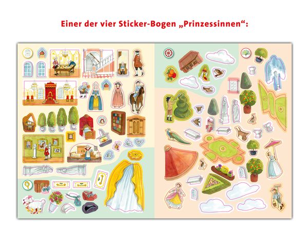 Wieso? Weshalb? Warum? Stickerheft: Prinzessinnen - Ravensburger