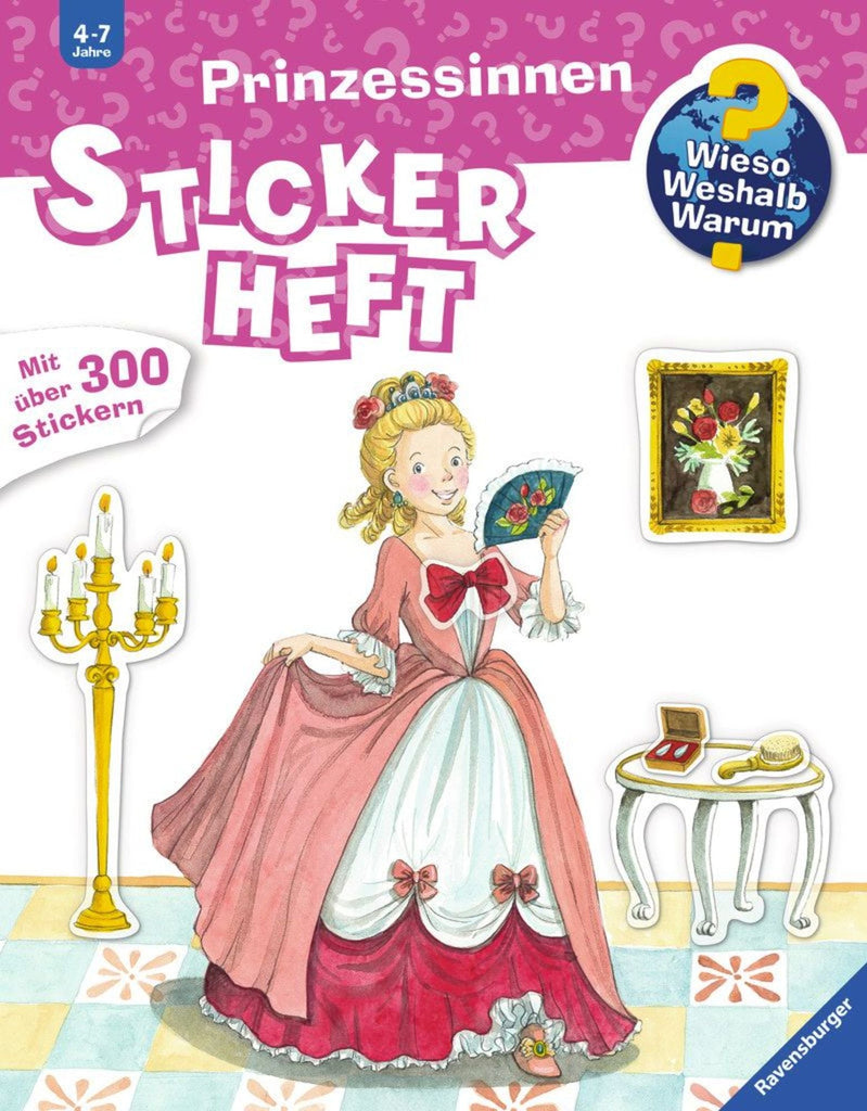 Wieso? Weshalb? Warum? Stickerheft: Prinzessinnen - Ravensburger