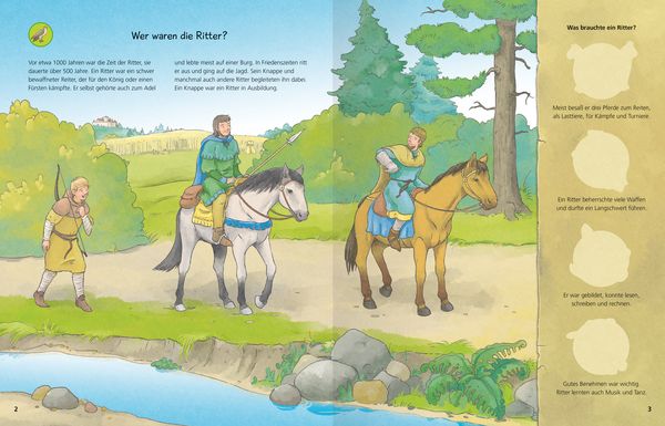 Wieso? Weshalb? Warum? Stickerheft: Ritter - Ravensburger