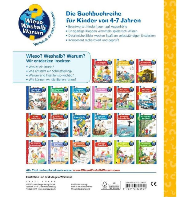 Wieso? Weshalb? Warum? Wir entdecken Insekten (Band 39) - Ravensburger