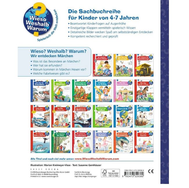 Wieso? Weshalb? Warum? Wir entdecken Märchen (Band 68) - Ravensburger