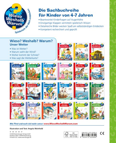 Wieso?Weshalb? Warum? - Unser Wetter - Ravensburger