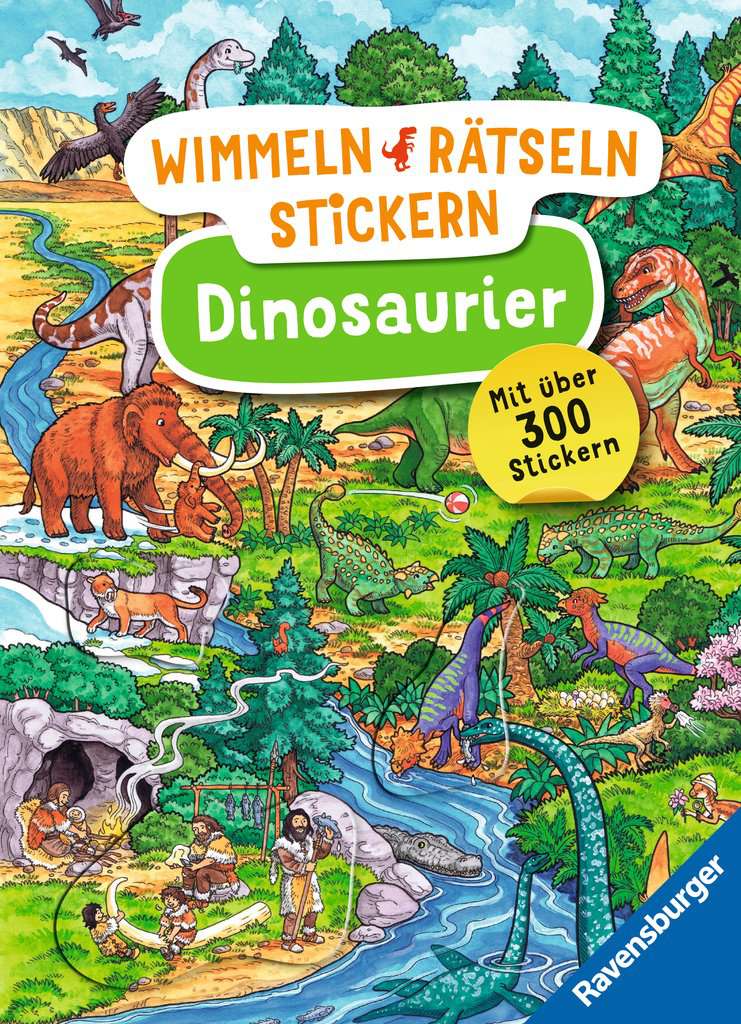 Wimmeln, Rätseln, Stickern - Dinosaurier - Ravensburger