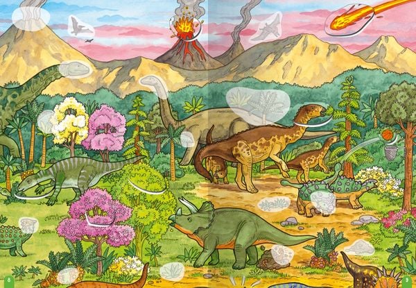 Wimmeln, Rätseln, Stickern - Dinosaurier - Ravensburger