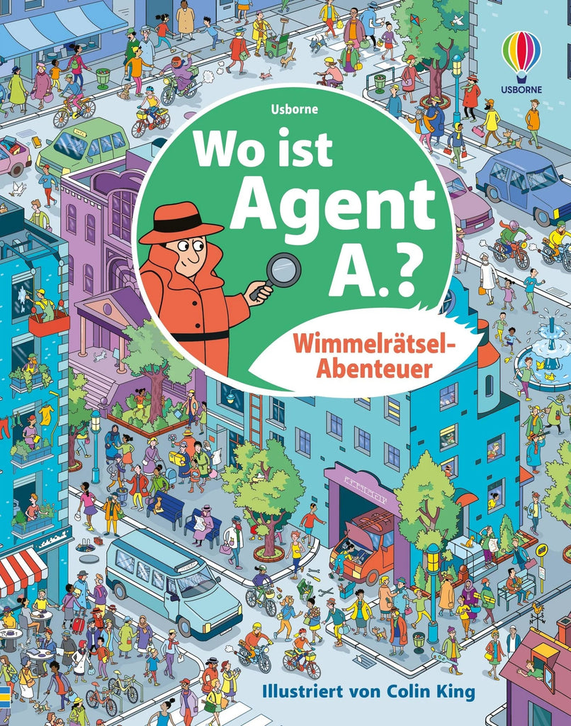 Wimmelrätsel-Abenteuer Wo ist Agent A interaktives Spionagebuch
