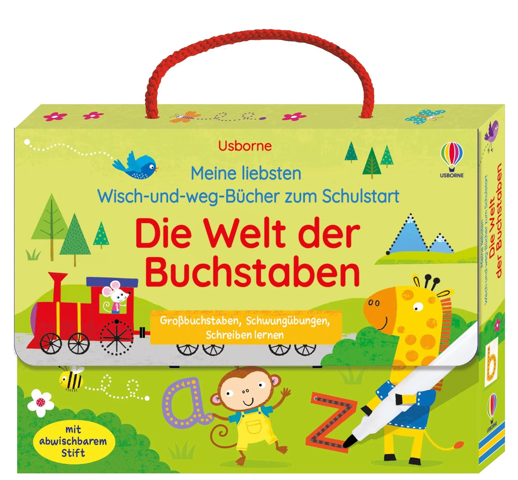 Wisch-und-weg Buchstaben lernen Set Schreibübungen abwischbar ab 4 Jahren