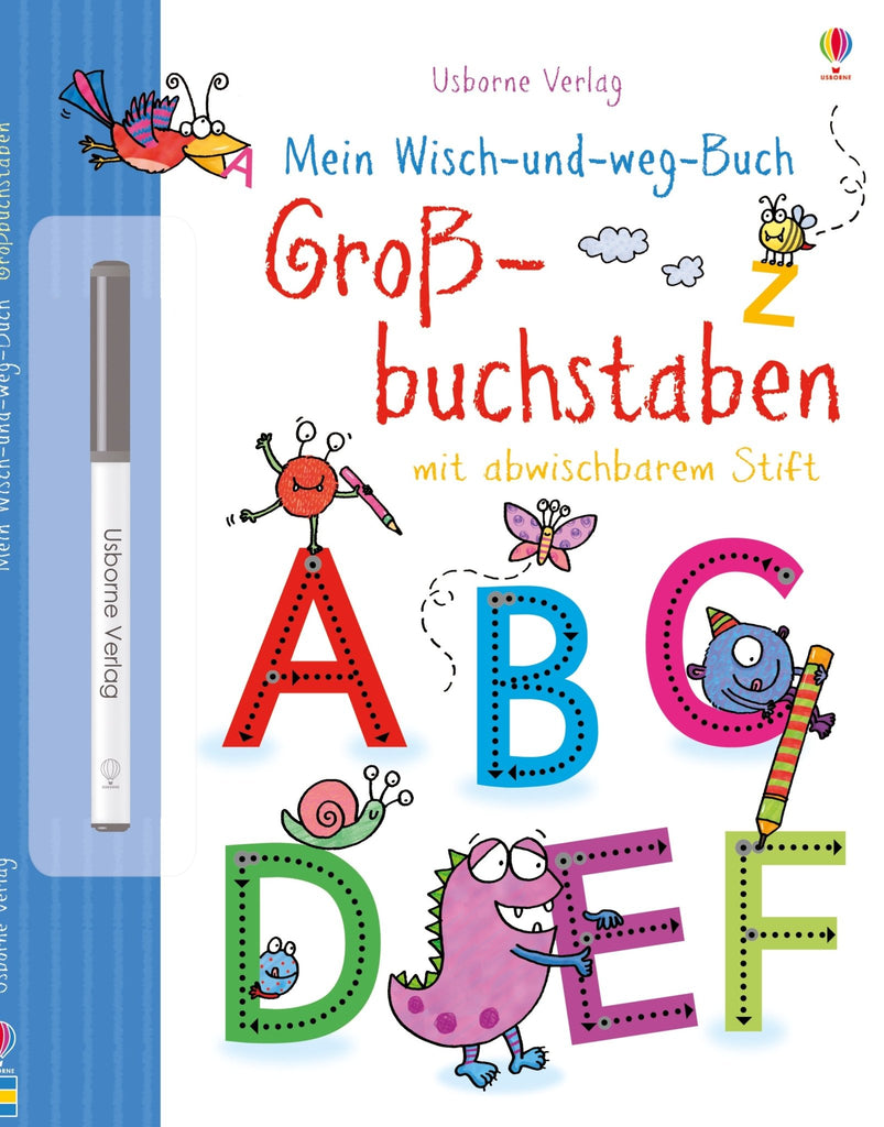 Interaktives Lernbuch‑Set Buchstaben schreiben üben abwischbar