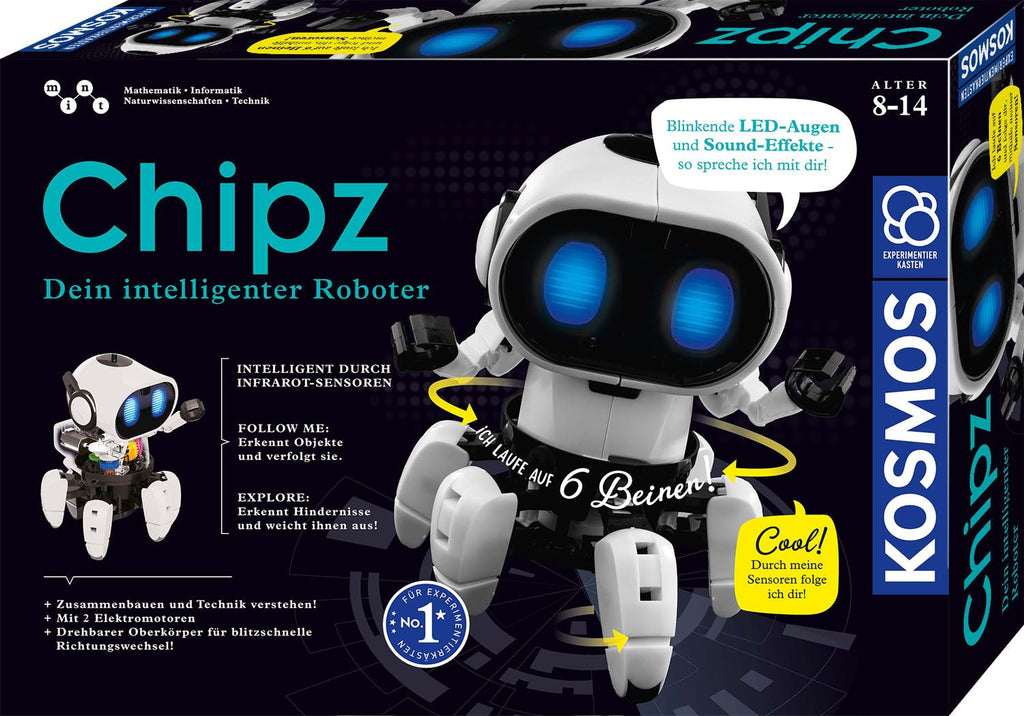 Wissenschaftsset - Chipz Dein intelligenter Roboter - Kosmos