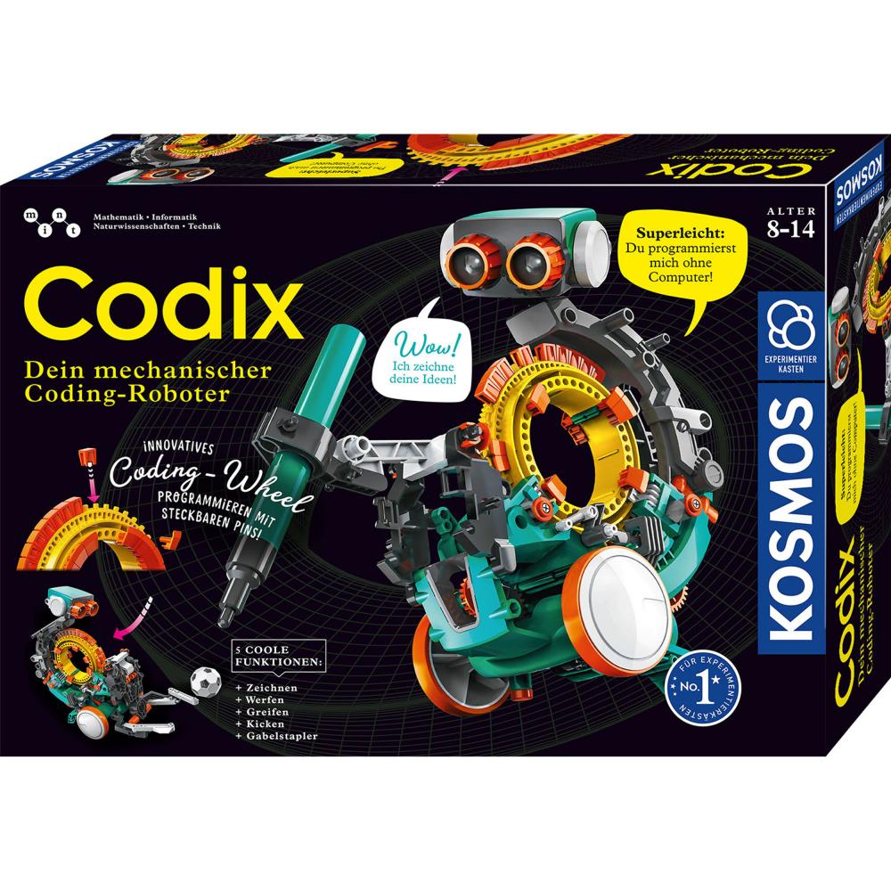 Wissenschaftsset - Codix mechanischer Coding Roboter - Kosmos