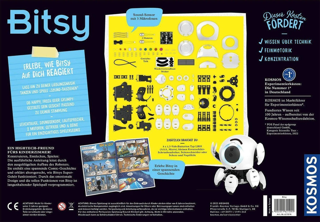 Wissenschaftsset - Roboter Bitsy - Kosmos